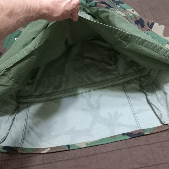 Military Cold Weather Field Coat Mens Medium/Short Camouflage Camo Jacket Army - Picture 9 of 14